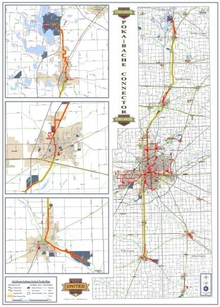 detailed map of the poka bache connector trail